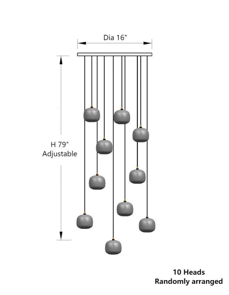 
Modern square crystal chandelier, suitable for foyers and staircases, featuring a random arrangement design, ideal for double-height entrance halls.