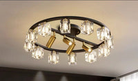 Thumbnail for All Copper Luxury Crystal Ceiling Flush Chandelier