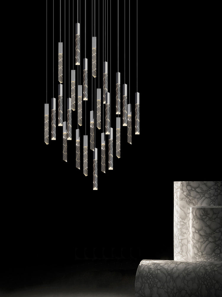 black crystal chandelier