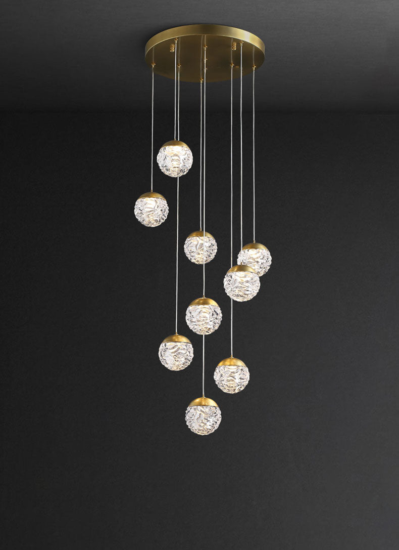 bubble ball chandelier 