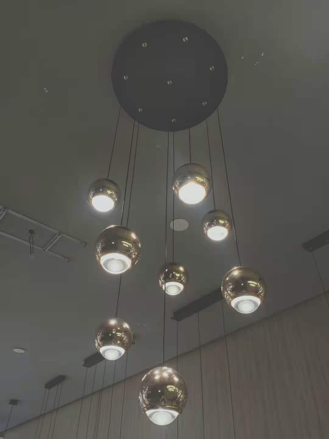 updated chandeliers 