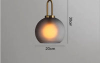 Thumbnail for Retro Industrial Style Frosted Glass Chandelier Pedant