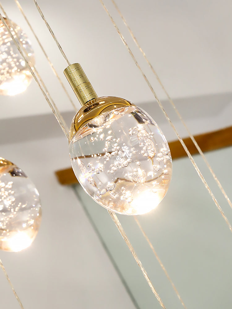 contemporary bubble chandelier