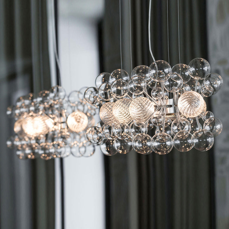 bubble ball chandelier 