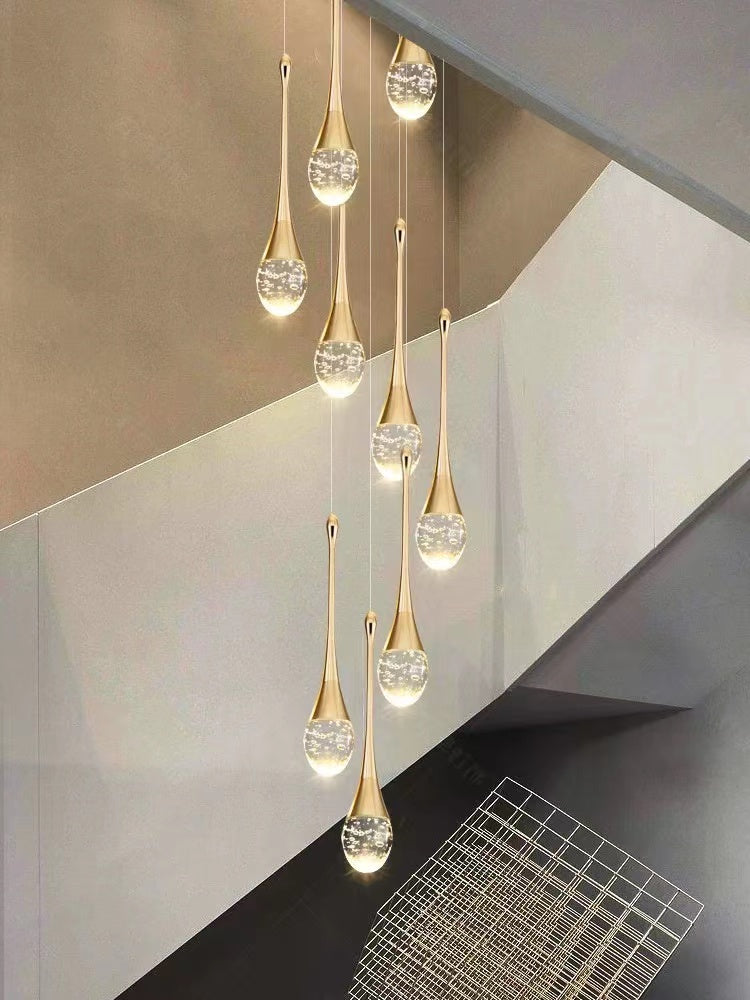 bubble light chandeliers