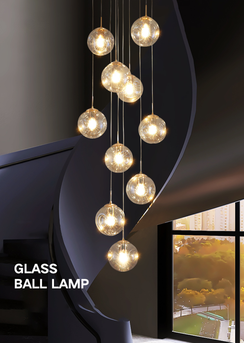 Striking foyer pendant light with light yellow finish and three-dimensional textured bubble design providing unique lighting for modern entrance
