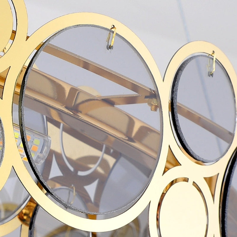 Stainless steel art deco chandelier with gray or white finish creating lasting durability for dining room living room villa shop