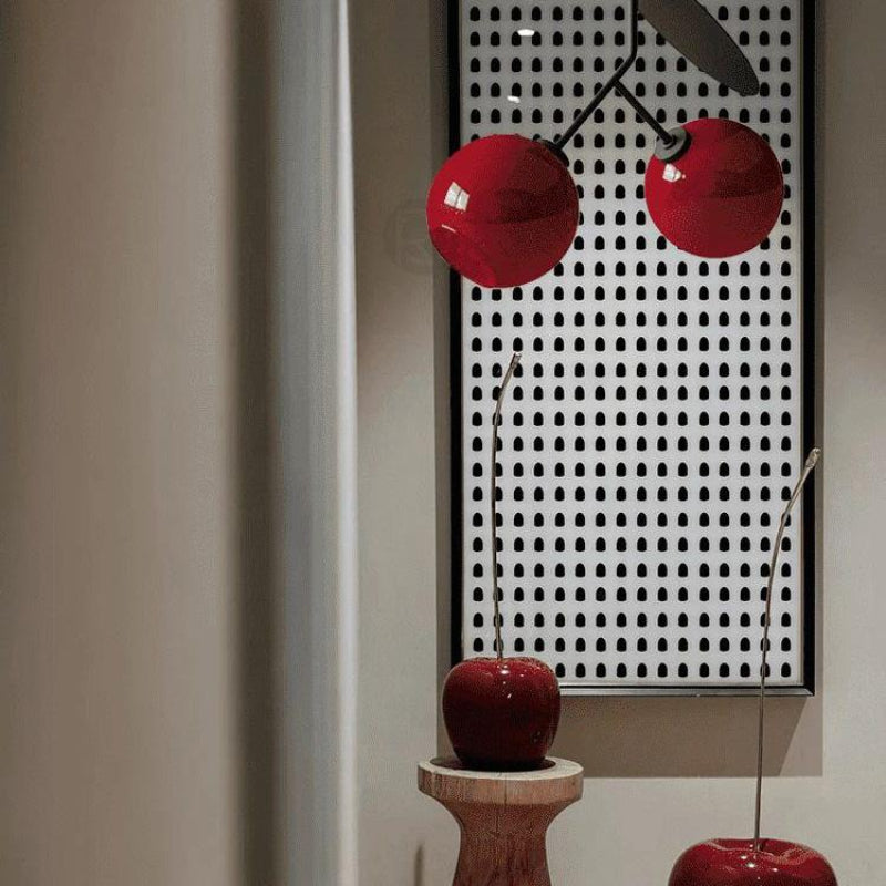 Designer bubble chandelier light featuring Cherry Bloom Polish design with glass bubbles for luxury dining room foyer entryway