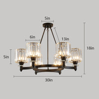 Thumbnail for Modern crystal pendant chandelier with LED dimming bringing luxurious experience for sophisticated dining room living room