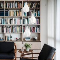 Thumbnail for Bubble ball chandelier featuring Danish Minimalist teardrop spiral pendant creating Scandinavian style lighting for modern interior