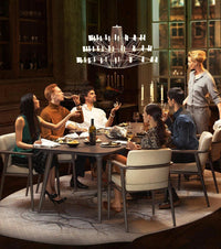 Thumbnail for Firefly-inspired candle chandelier embracing nature and returning to soul for peaceful dining room living room bedroom