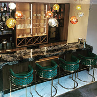 Thumbnail for Lava bubble chandelier, molten  design for dining room kitchen island foyer modern contemporary lighting