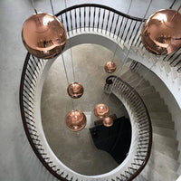 Thumbnail for Modern lava bubble pendant light, featuring a molten glass design, suitable for modern lighting in spaces such as staircases and foyers.  Adjustable suspension cable.