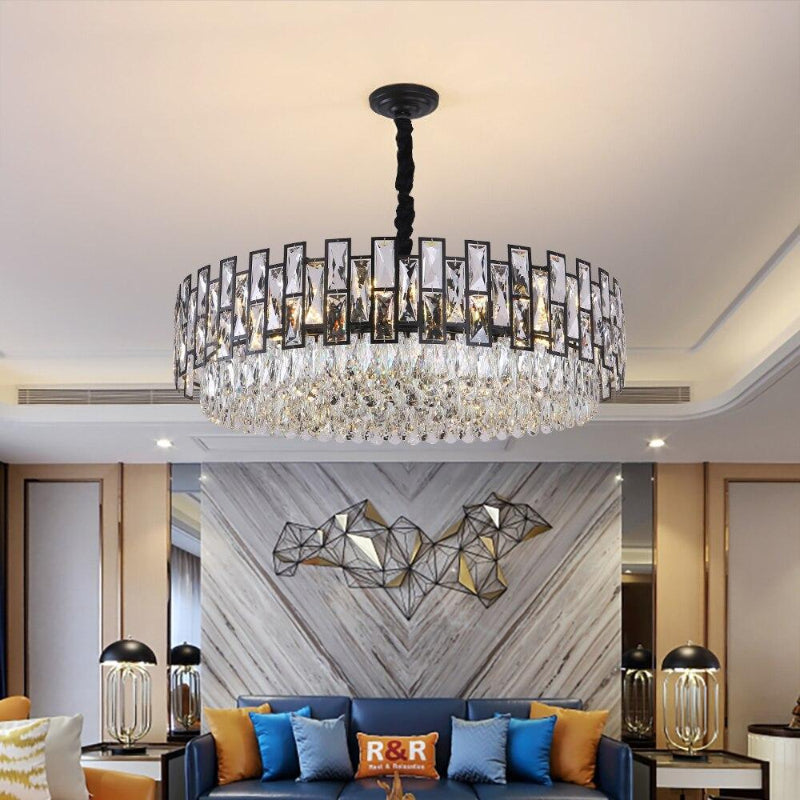 K9 crystal kitchen pendant lights with elegant design creating sophisticated atmosphere for dining room kitchen island lighting