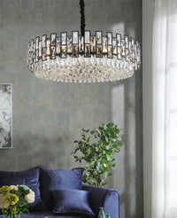 Thumbnail for Mimis' Chalice K9 crystal chandelier with elegant design creating impressively eye-catching focal point for living room dining room