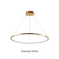 Thumbnail for Luxury stainless steel chandelier with Multi-Ring design creating elegant ambiance for modern dining room foyer high ceiling