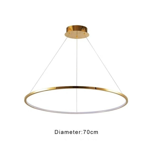 Luxurious Multi-Ring chandelier with modern stainless steel finish creating elegant lighting for dining room foyer high ceiling