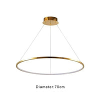 Thumbnail for Luxurious Multi-Ring chandelier with modern stainless steel finish creating elegant lighting for dining room foyer high ceiling