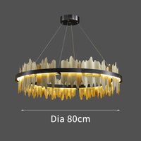 Thumbnail for Black Dragons chandelier with shard chalice design creating sophisticated atmosphere for elegant dining room restaurant lighting