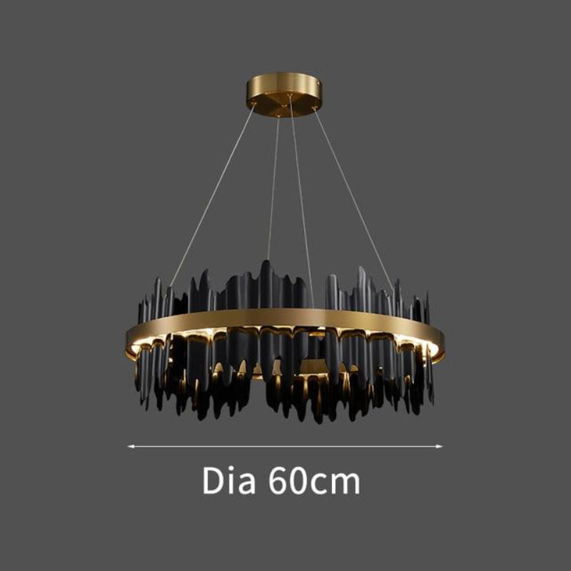Shard Chalice chandelier with unique chalice-shaped structure creating luxurious ambiance for modern dining room living room